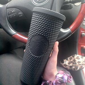 Matte Black Studded Starbucks Cup🖤